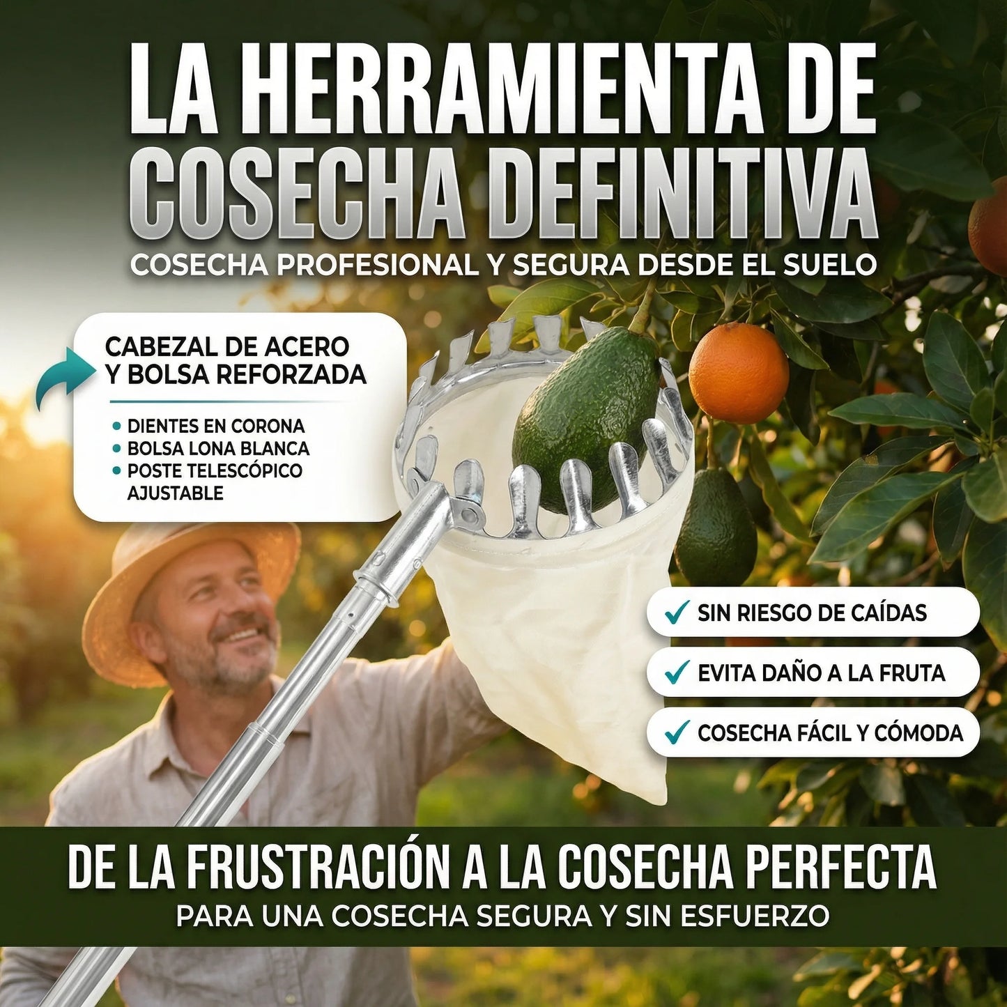 Cosechador Pro-Telescópico™